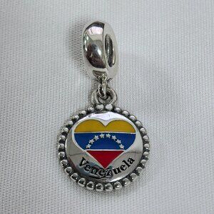 Pandora Venezuela Exclusive Charm Pendant, S925 Silver Jewelry